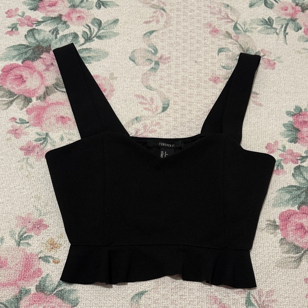 Black Sleeveless Top